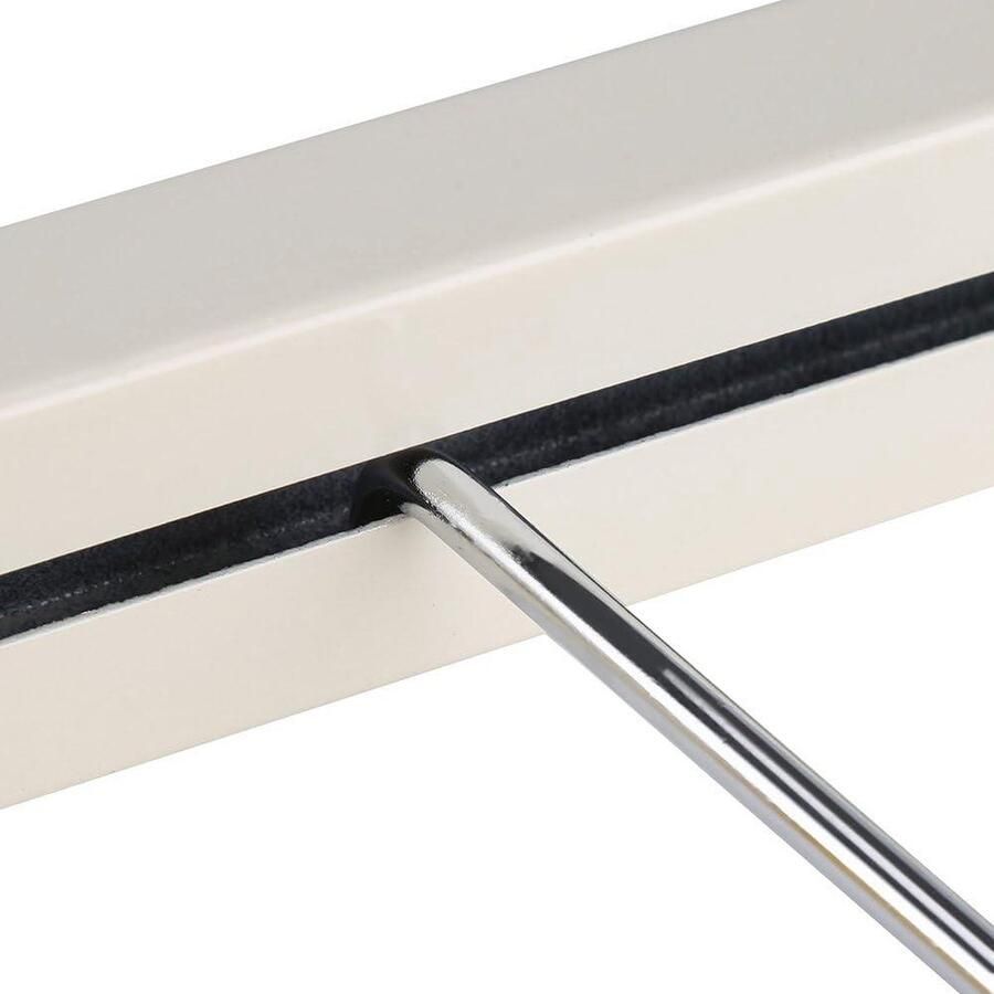 Opvouwbare kleerhanger wandmontage intrekbaar kledingrek roestvrijstalen interieur slaapkamer eenvoudige installatie kleding organizer