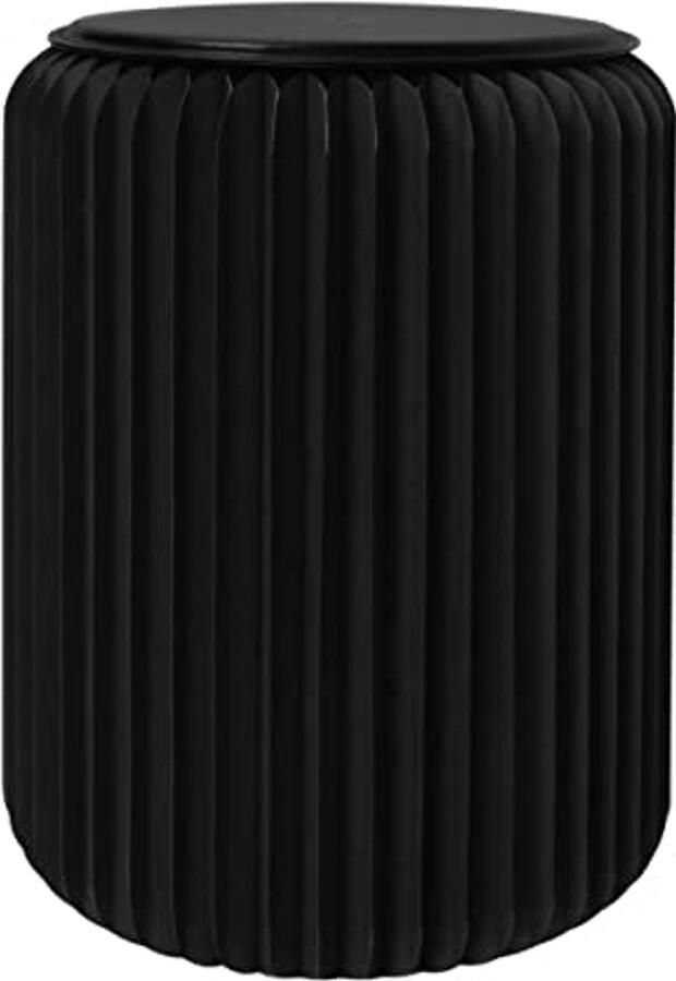 Opvouwbare kruk van recyclebaar karton Zwart 50 cm