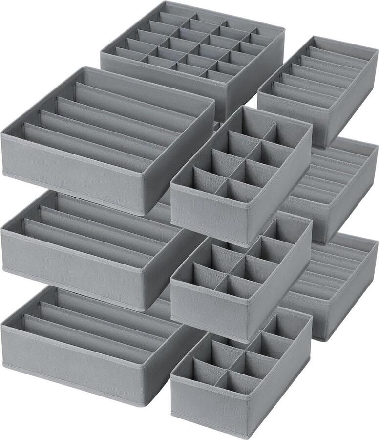 Opvouwbare lade-organizer stoffen opbergdoos voor sokken en ondergoed Kledingkast