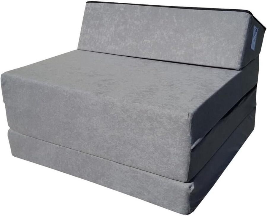 Opvouwbare kinderbank met dubbele zitting 2-in-1 klapbed Kinderbank met zak Comfortabele kinderbank Slaapkamer kinderkamer speelkamer Cadeau voor meisjeswolken - Foto 4