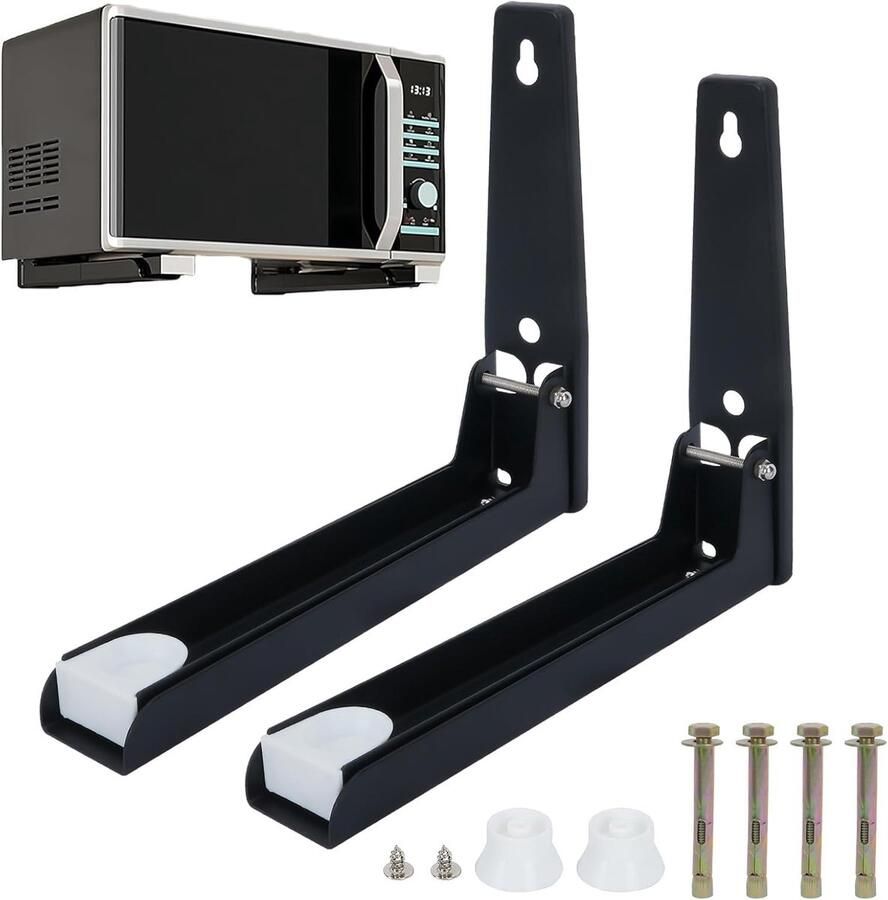 Opvouwbare magnetronhouder Antislip Zwart Roestvrij staal