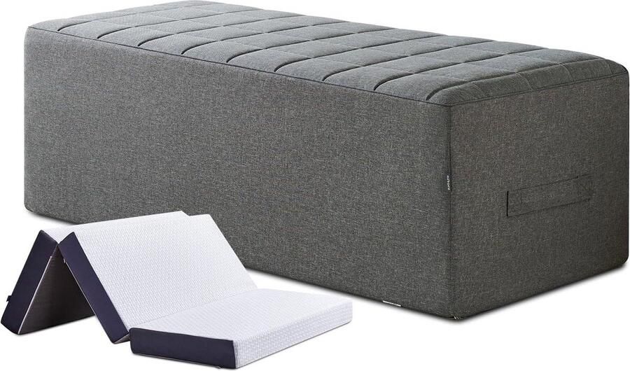 Opvouwbare Matrashoes Draagtas voor Inofia Opvouwbare Matras Tri-vouwmatras Slaapbankhoes 15 cm Wasbaar 63x135x45 cm Opvouwbaar matras