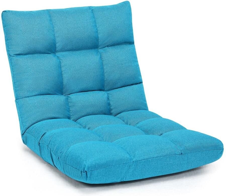 “Opvouwbare Meditatiestoel – Slaapbank met 14 Verstelbare Posities 54 5 x 54 5 x 56 cm Comfortabel & Ruimtebesparend”