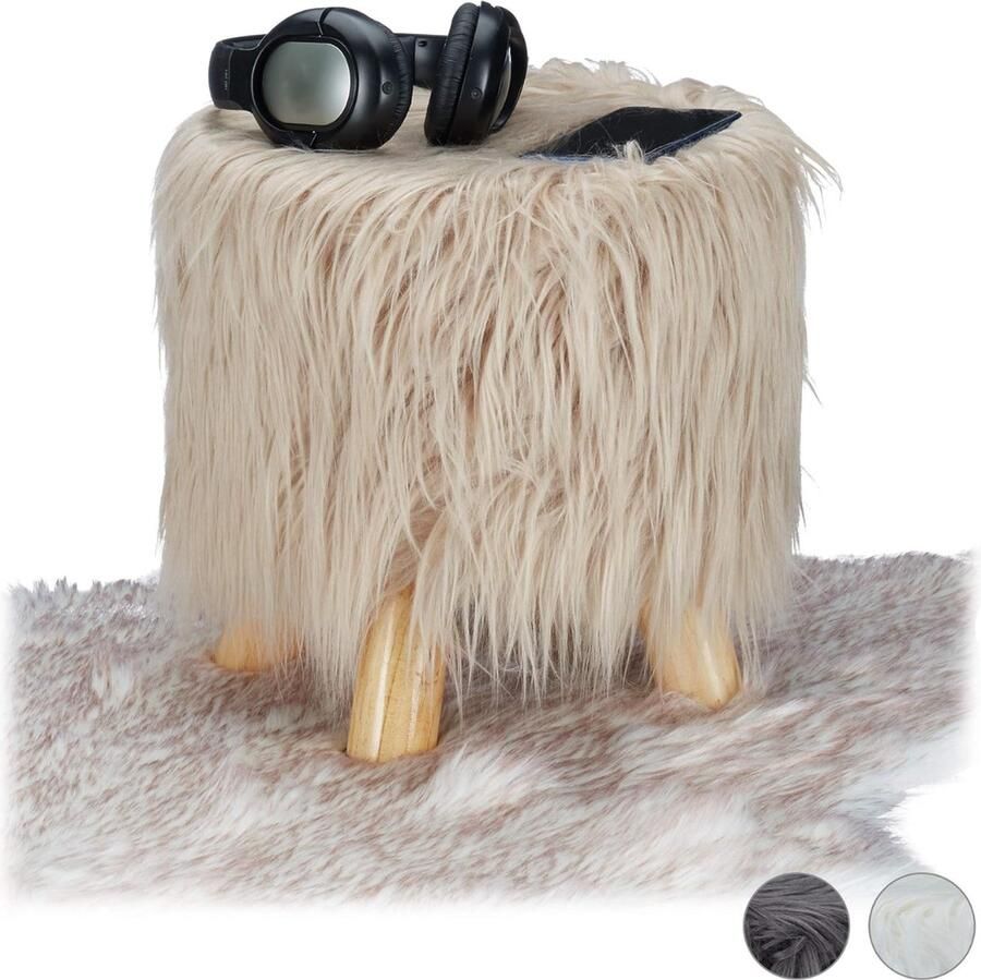 Opvouwbare Opberg Poef Hocker – Bench – Bench with Storage space Zitkist – Woonkamer accessoires 31 x 31 cm