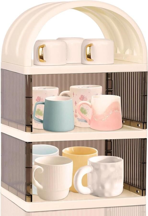 Opvouwbare Plastic Opbergdozen Kledingkast Organizer voor Keuken en Slaapkamer kledingkasten slaapkamer