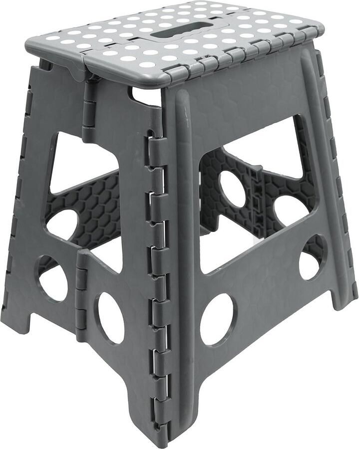 Opvouwbare Stapkruk 39 cm Hoog Stabiel en Antislip Kunststof - Foto 2