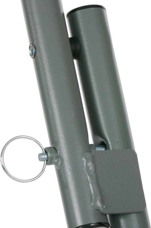 Opvouwbare Statafel Ø80x110 cm Bartafel Rond Inklapbaar met Vergrendeling Klaptafel Kunststof met Anti-Slip Poten Partytafel Voor Binnen en Buiten Wit