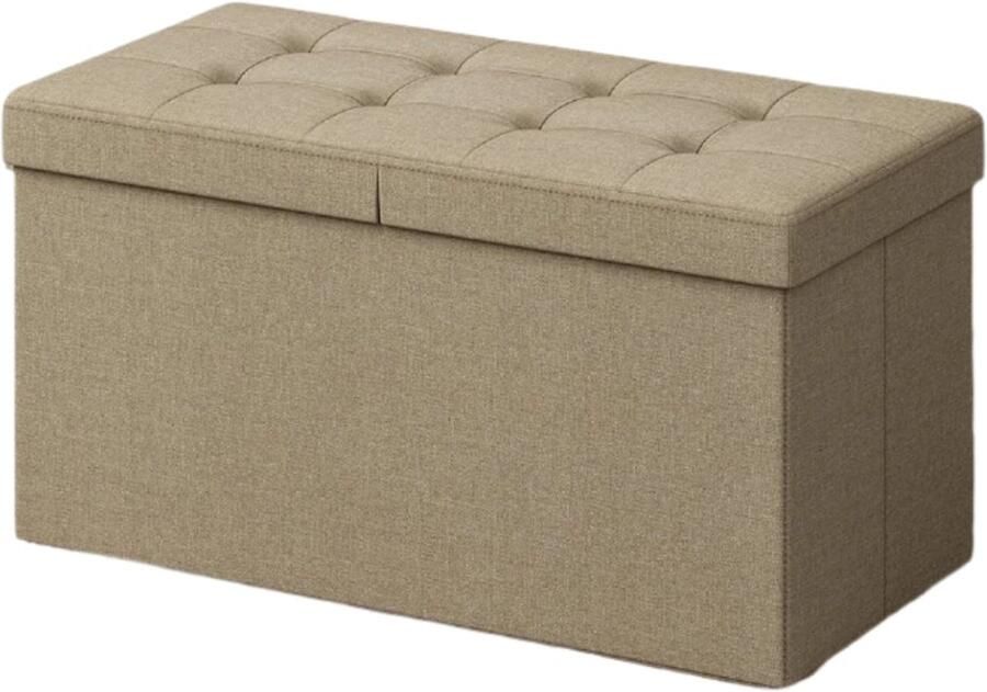 Opvouwbare stoelkist Opbergdoos Opbergbank Space -sparende 38 cm x 76 cm x 38 cm