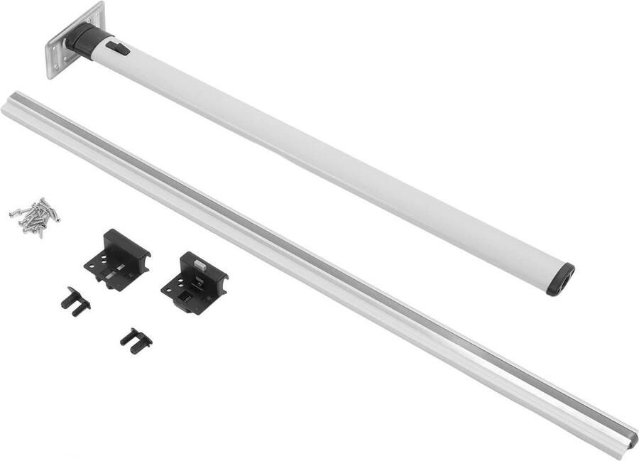 Opvouwbare Tafelpoot RV Trailer 730mm Afneembare Tafelpoot Aluminiumlegering Wandmontage Bureau