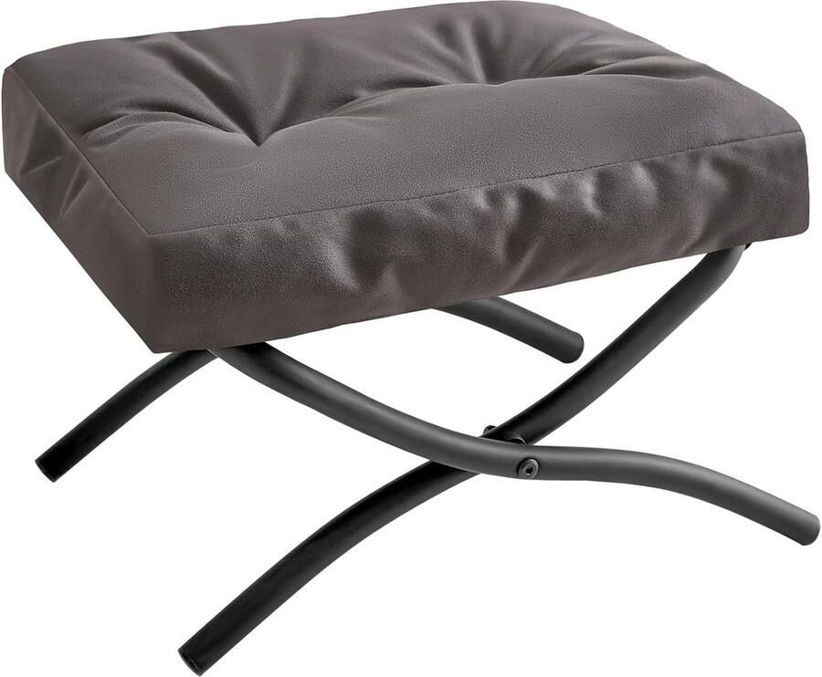 Opvouwbare voetenbank comfortabel en multifunctioneel 1 stuk suède