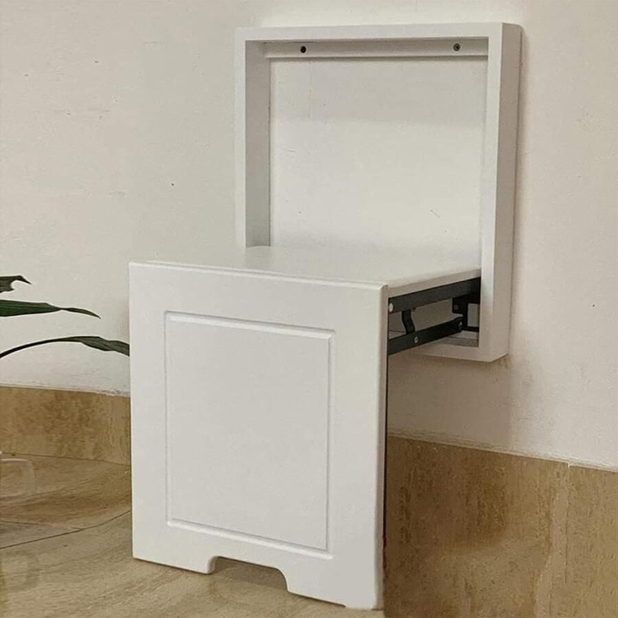 Opvouwbare Wandgemonteerde Klapstoelen voor Woonkamer Slaapkamer en Badkamer