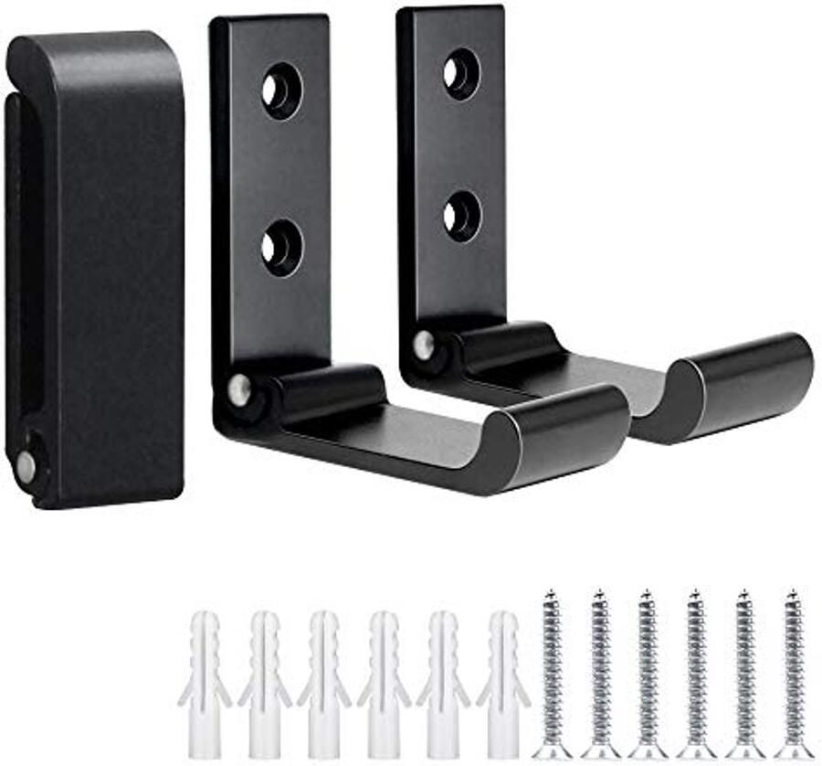 Opvouwbare Wandhaak 3 Stuks Aluminium Kapstokhaken voor Thuis