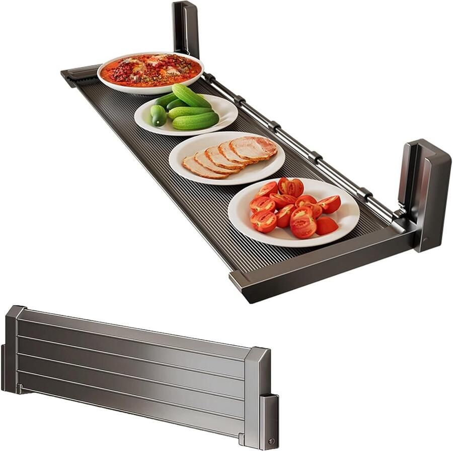 Opvouwbare Wandplank Ruimtebesparend en Duurzaam 1 stuk Aluminium