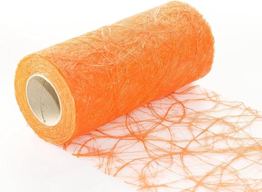 Oranje Inpakpapier 1 rol 20cm x 25m Perfect voor Cadeaus