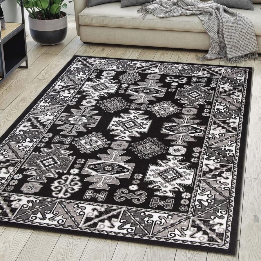 Oriëntaals Vloerkleed 200x300 cm Tapijt voor Woonkamer Slaapkamer en Eetkamer OEKO-TEX Gecertificeerd Duurzaam en Onderhoudsvriendelijk