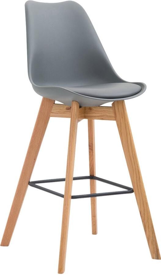 Originele Barkruk Gezellige Stijl Moderne Look Fluweel Optie en Eikenhout Onderstel