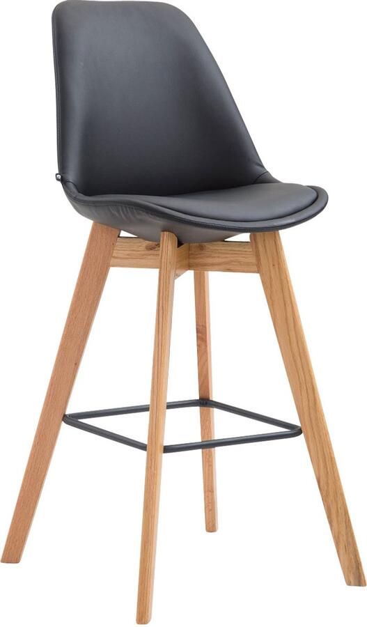 Originele Comfortabele Barkruk Barstoel Modern Design met Eikenhout Onderstel