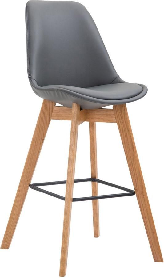 Originele Comfortabele Barkruk Barstoel Modern Design met Eikenhout Onderstel