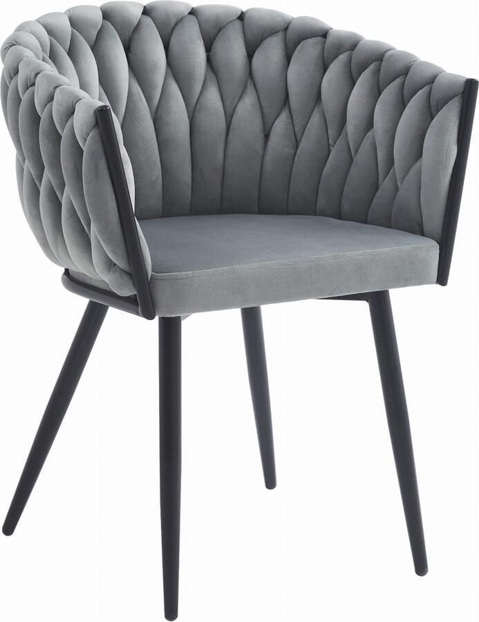 ORION Stoel Lichtgrijs – Tijdloos Design met Stijlvolle Stiknaden Ergonomisch en Duurzaam Geschikt voor Woonkamer Eetkamer of Wachtkamer Max. 110 kg