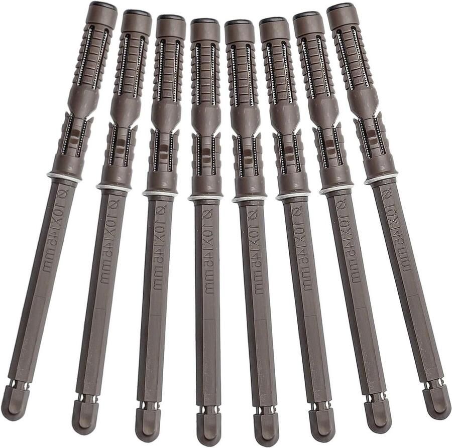 Orivio Drijvende plankbeugels voor wandplanken en boekenplanken 8 stuks