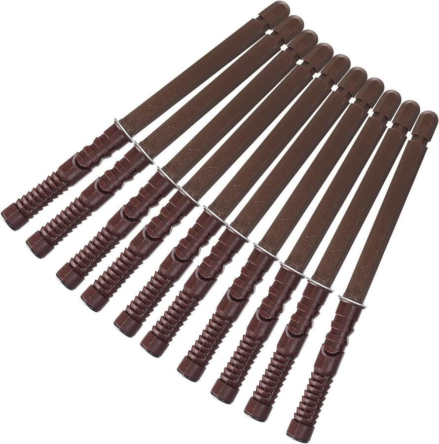 Orivio Zwevende plankdragers voor zware boekenkasten 10 stuks