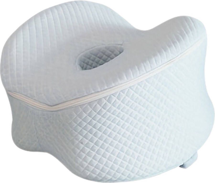 Orthopedisch Kniekussen Voor In Bed Zijslaapkussen Beenkussen Volwassenen Orthopedisch Kniekussen Blauw