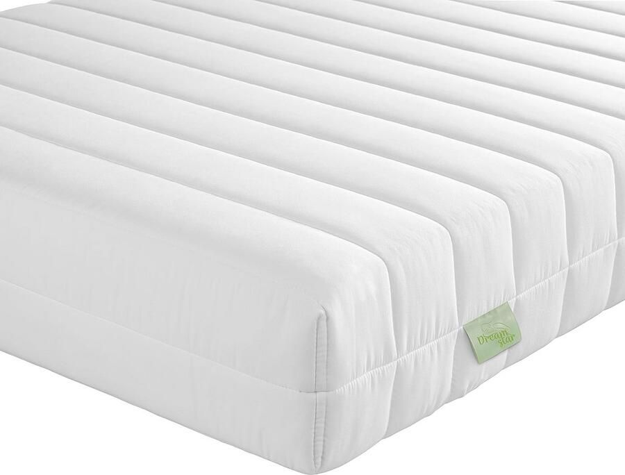 Orthopedisch Koudschuimmatras met 7 Zones Öko-Tex Gecertificeerd Hardheidsgraad 2 en 3 Rolmatras 180 x 200 cm