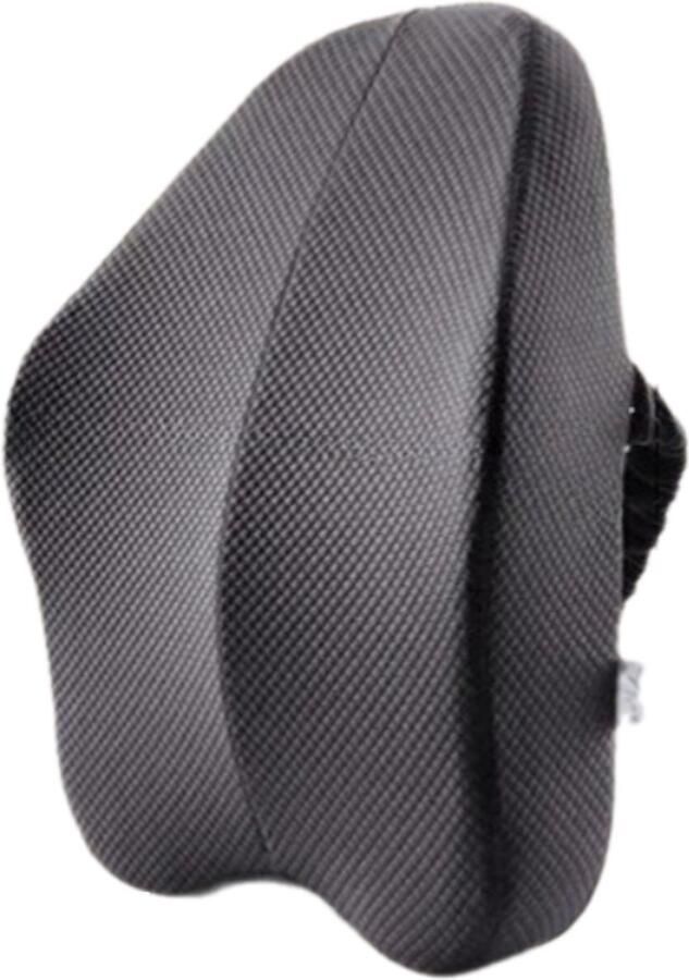 Orthopedisch Lendekussen Zitkussen Rugsteun Rugkussen Onderrug Auto Lendensteun in Bed Voor Op De Bank Donut Kussen Bamboe Houtskool Grijs