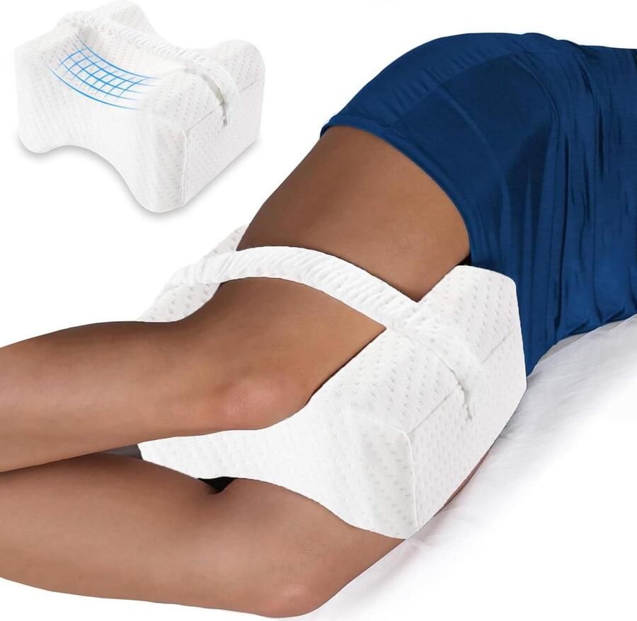 Orthopedisch Traagschuim Kniekussen voor Zijslapers Verlichting van Gewrichtspijn Zwangerschap Revalidatie Kniekussen voor in bed