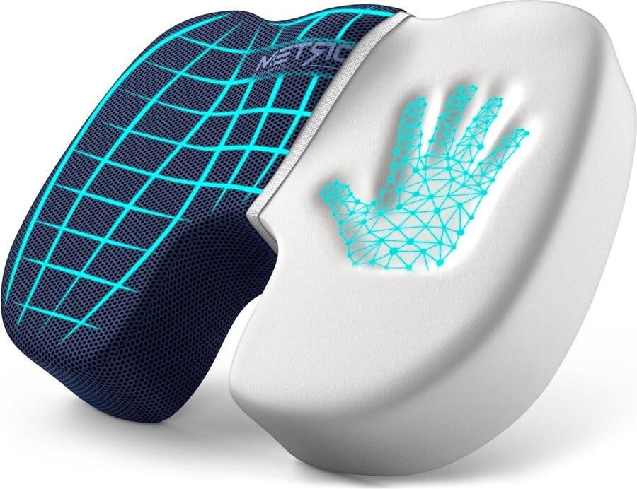 Orthopedisch Traagschuim Zitkussen FORTEM Bureaustoel Autostoel Wasbare Hoes