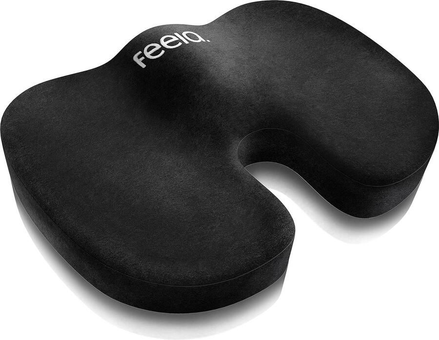 Orthopedisch zitkussen [3 hardheidsgraden] voor bureaustoel & co werkt pijnverminderend verhoogt zitcomfort bevordert de doorbloeding en ontlast het stuitbeen