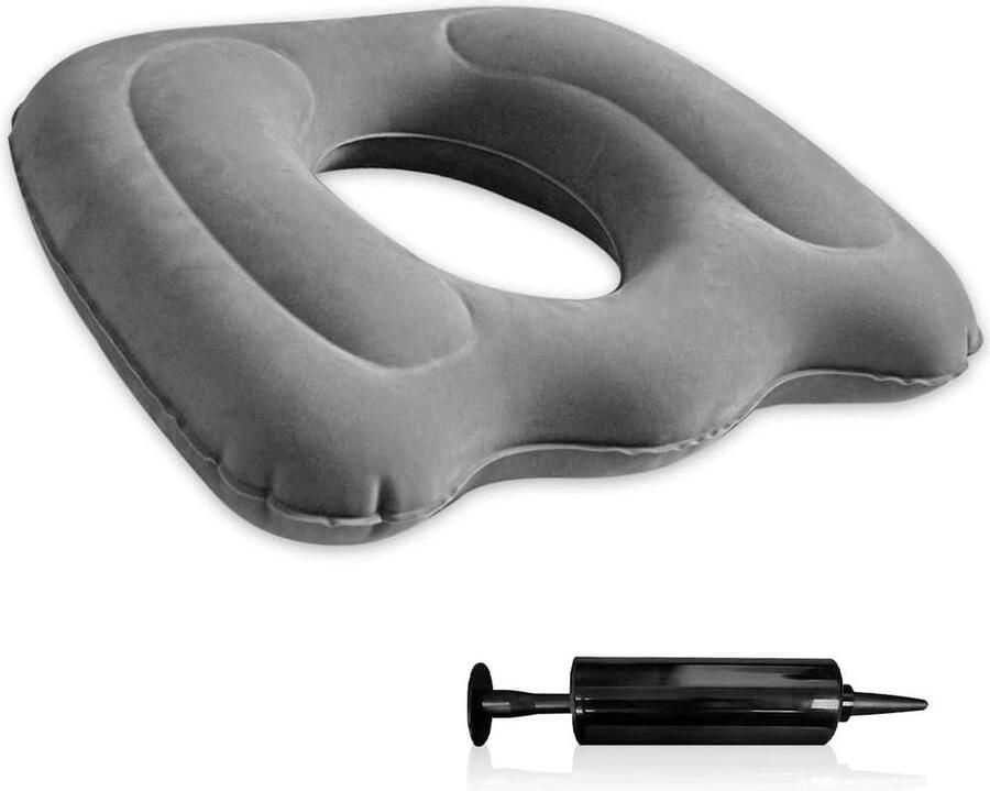 Orthopedisch zitkussen voor aambeien en pijnverlichting ergonomische zitring met pomp voor bureaustoel auto rolstoel zwangerschap Coccyx Bed Sores Post Natal