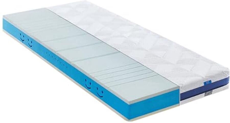 Orthopedische Koudschuimmatras 140 x 200 cm Ergonomisch en Hygiënisch met 7 Zones