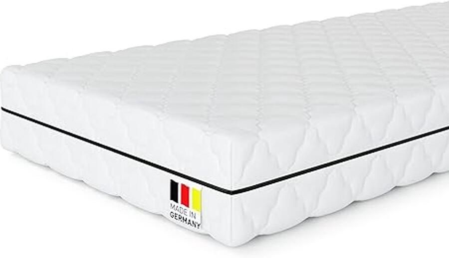 Orthopedische Matras 160 x 200 cm 7-Zone Koudschuimmatras Hoogte 19 cm OEKO-TEX Gecertificeerd Hygiënisch en Ondersteunend Slaapcomfort