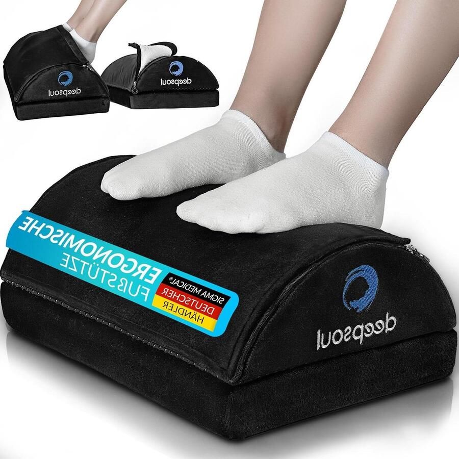 Hoogte verstelbare voetsteun met voetenzak van pluizige vezels voor bureau medisch Footrest accessoires kantoor thuiskantoor