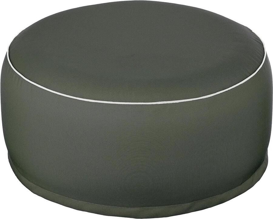 Outdoor Pouf Seat Stool Bean Bag 55 x 25 cm (Anthracite) for Indoor and Outdoor Inflatable