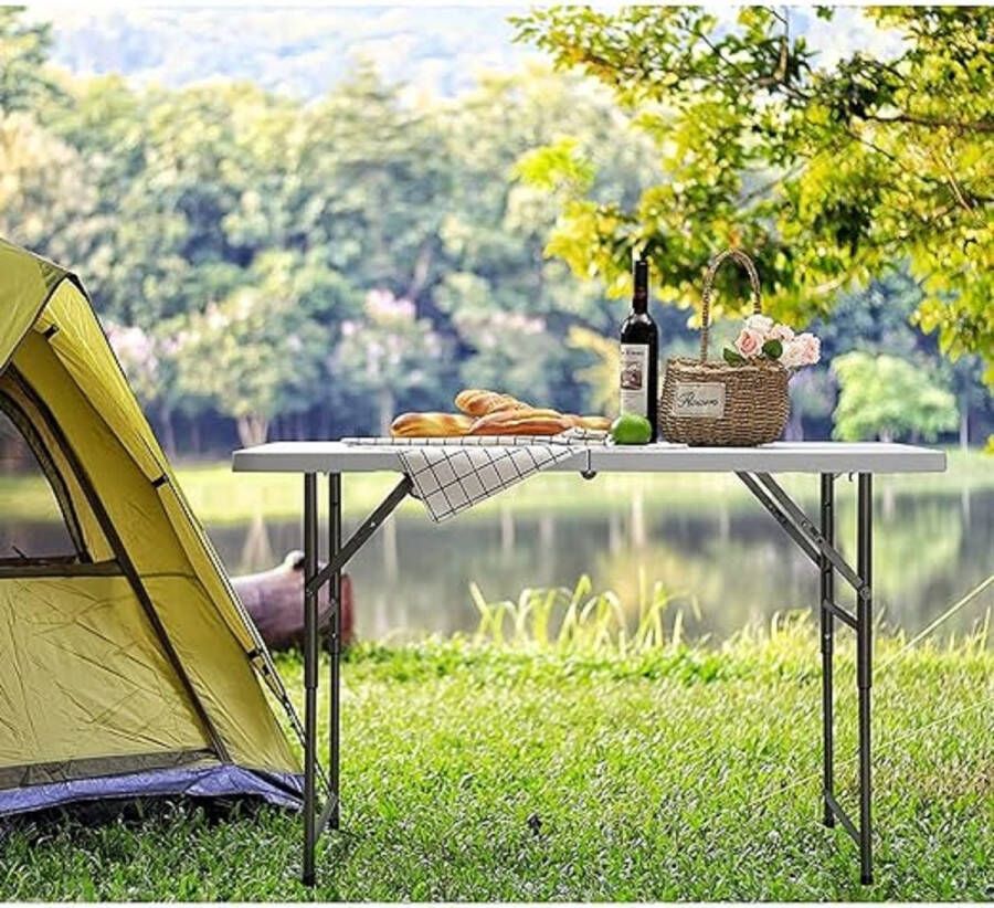 Outdoor Tafel Lichtgewicht Opvouwbaar Voor Strand Vissen Tuin BBQ 60 x 122 x 48 cm