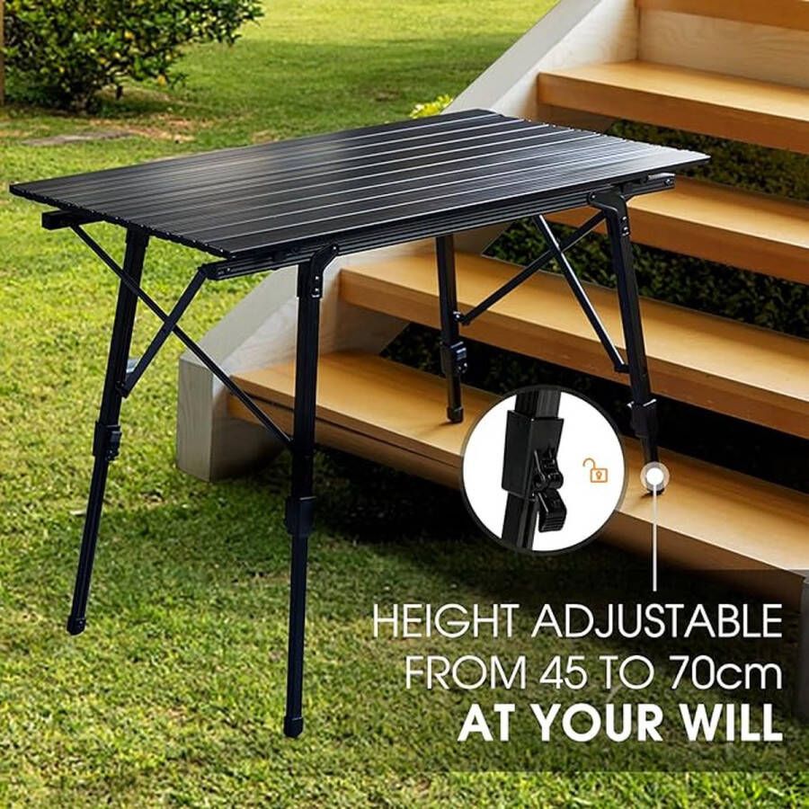 Outdoor Tafel Lichtgewicht Opvouwbaar Voor Strand Vissen Tuin BBQ 89.9 x 53 x 69.9 cm