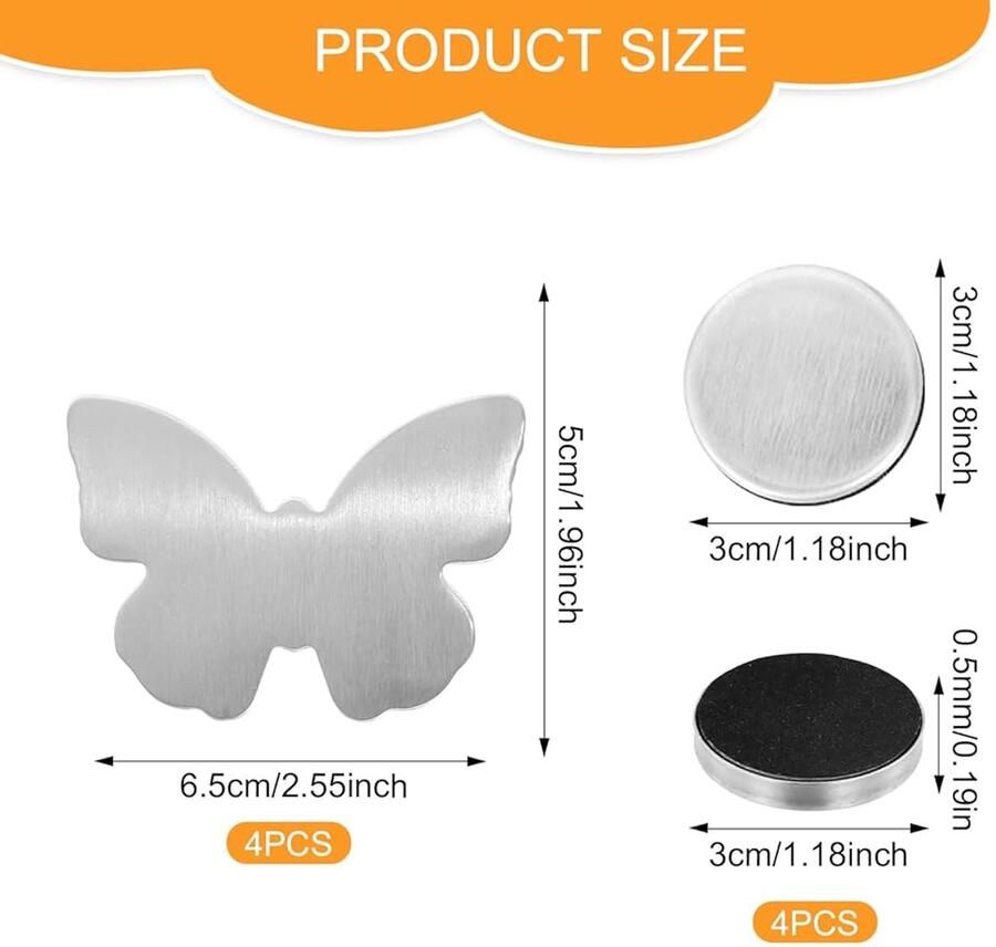 Outdoor tafelkleedgewichten 4 stuks roestvrij staal