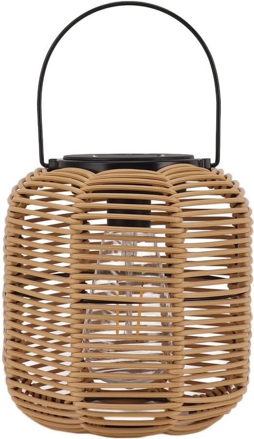 Outdoor Zonne-Lantaarn Hangende Lichten Rotan Zonne-tafellamp Waterdicht Tuin Decoratieve Lantaarn Hangend voor Tafel Patio Tuin Veranda Wolfraam