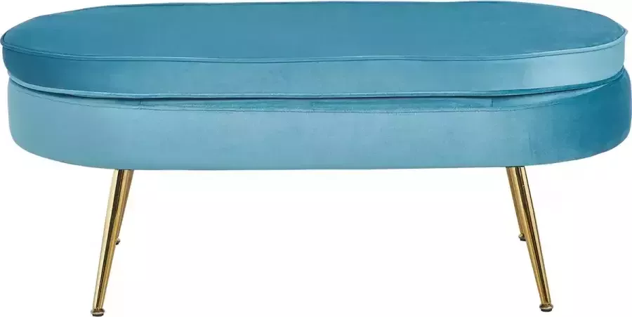 SalesFever Hocker Clam Stijlvolle kruk Elegant design in ovale vorm 99cm breedte - Foto 8
