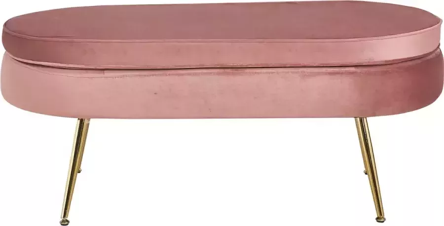 SalesFever Hocker Clam Stijlvolle kruk Elegant design in ovale vorm 99cm breedte - Foto 2