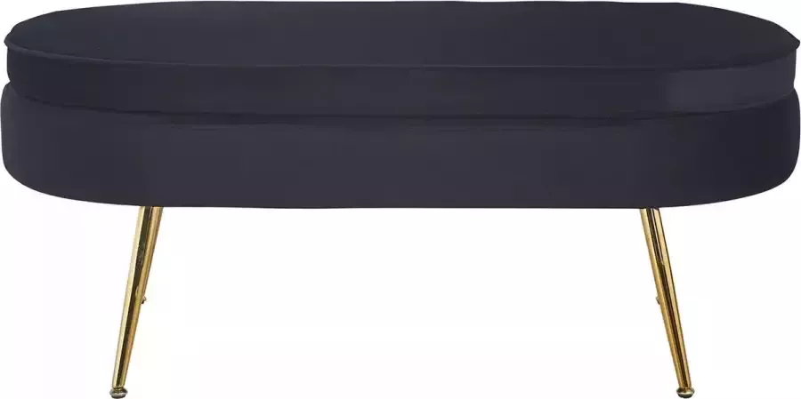 SalesFever Hocker Clam Stijlvolle kruk Elegant design in ovale vorm 99cm breedte - Foto 8