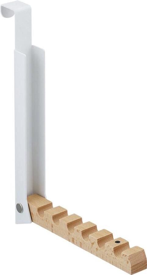 Over-de-deur garderobe Draagbare opvouwbare wasrek drogerrek Perfect voor op reis en wasbehoeften Handige over-de-deur hanger voor het drogen van kleding en wasgoed 1 stuk (wit)