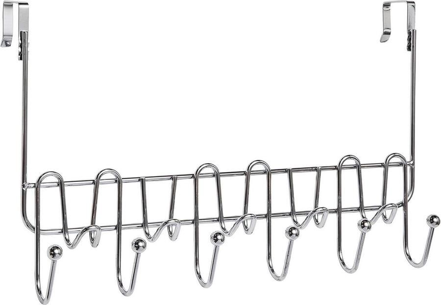 Over Deur Hanger Haken 11 Haak Rek Organiser Chroom Voordeelset van Amtido