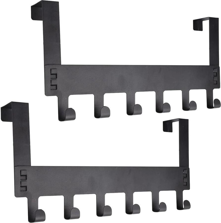 Over the door hook over the door towel rack coat rack coat rack for hanging clothes towels behind the back of the bathroom