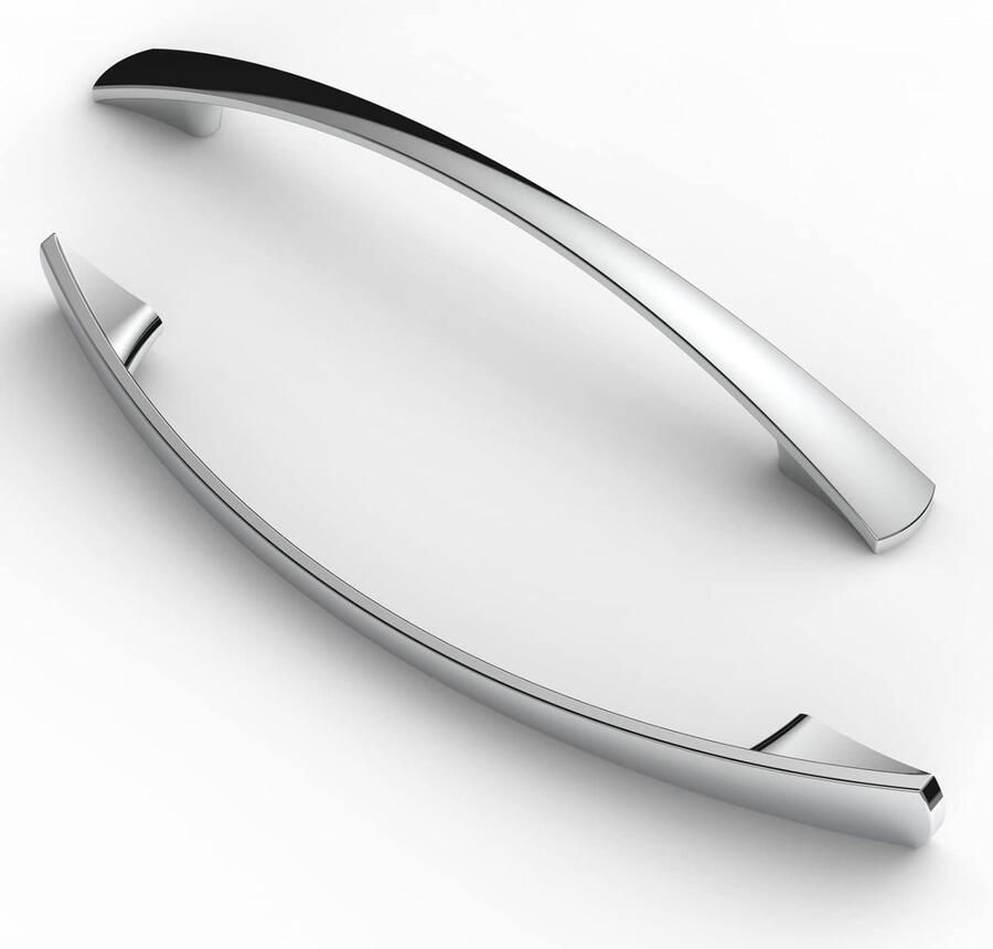 FURNIWARE Pack of 10 Handles 128 mm Hole Spacing Furniture Handles Cabinet Handles Kitchen Handles Furniture Drawer Handles for Kitchen Cabinets Cupboards Furniture Handles Drawer