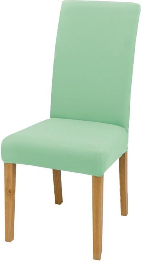 Pack of 6 Chair Covers Universal Stretch Chair Covers Stretch Chair Covers for Dining Chairs Removable Washable for Banquet Wedding Party Hotel Dining Room Mint Green