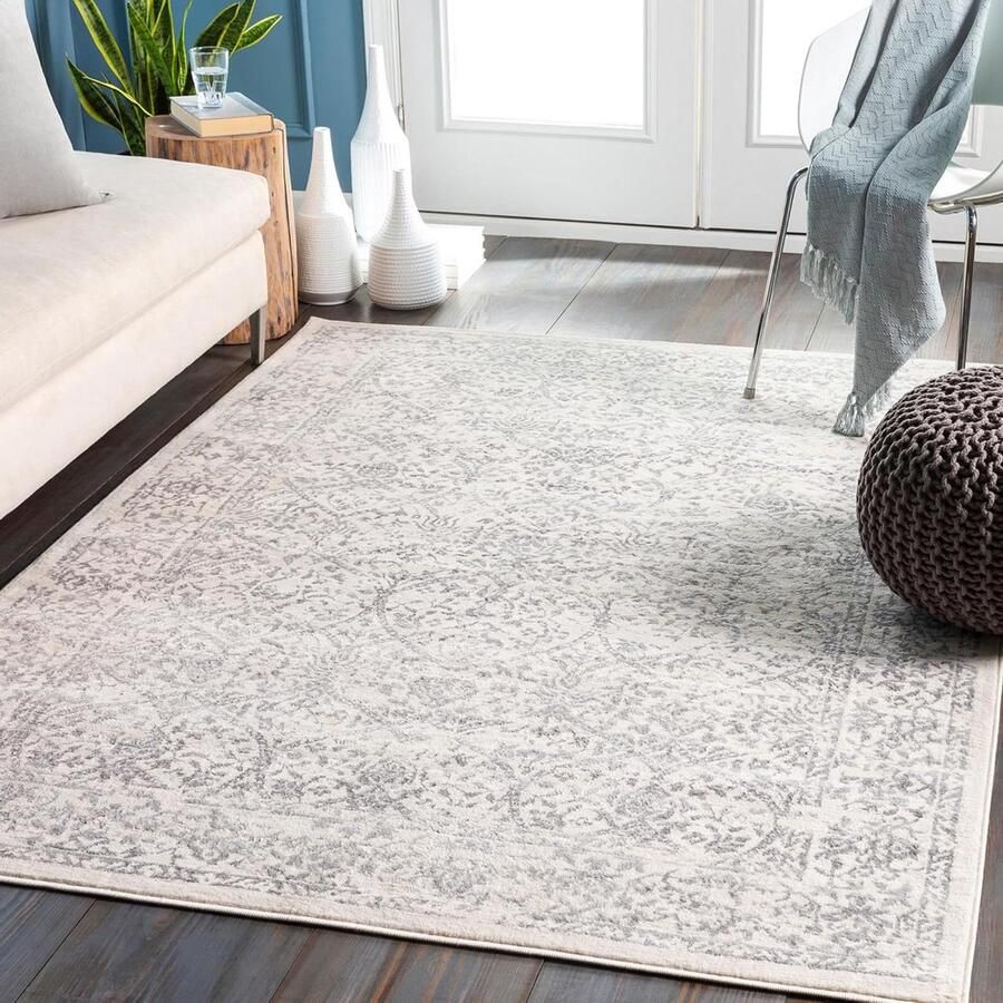 Palermo Vintage Vloerkleed Scandi Neutraal 1 stuk 160 x 216 cm Onderhoudsvriendelijk