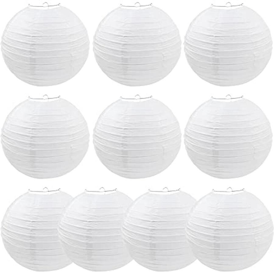 Papieren lantaarns 10 stuks Decoratieve lampen voor bruiloften feesten en vieringen